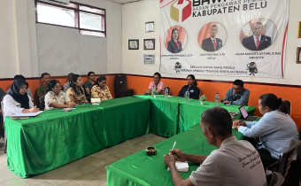 Anggota Bawaslu Provinsi NTT Lakukan Pembinaan Penyelesaian Sengketa di Bawaslu Kabupaten Belu