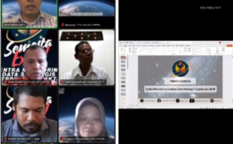 Bawaslu Belu Ikuti Rakor Expose Proyek SEMESTA untuk Pengawasan Pemilu Berbasis Data