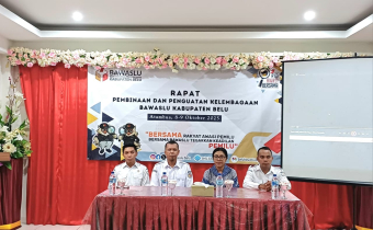 Bawaslu Belu Selenggarakan Rapat Koordinasi Pembinaan dan Penguatan Kelembagaan