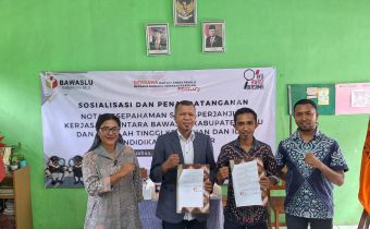 Bawaslu Kabupaten Belu Teken MoU dengan STKIP Nusa Timor Atambua