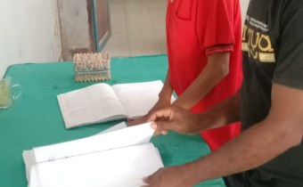 UJI PETIK DATA PEMILIH DI DESA LEOSAMA