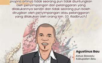 Agustinus Bau Tekankan Asas Hukum dalam Program Bawaslu Membelajarkan